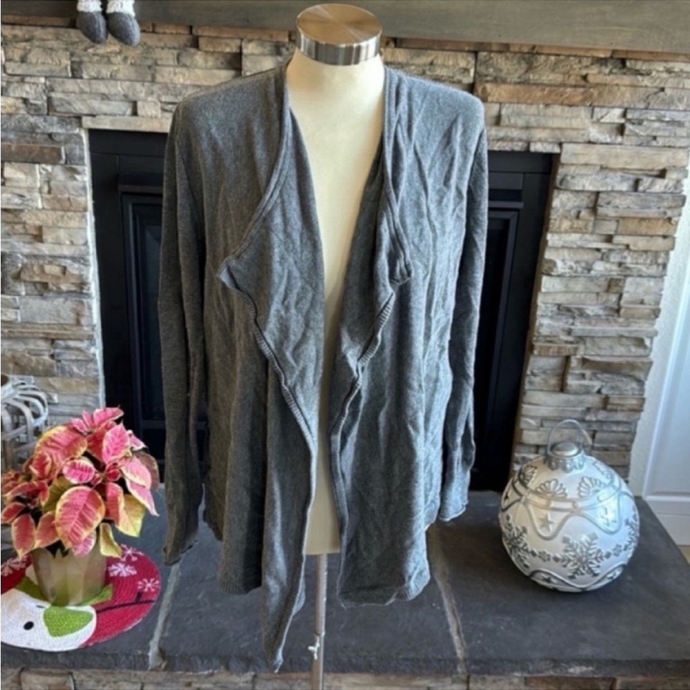 RETRO-ology open front cardigan sweater